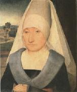 Hans Memling Portrait of an Old Woman (mk05) oil painting on canvas